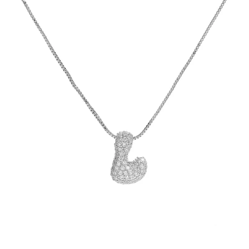 Silver Necklace L