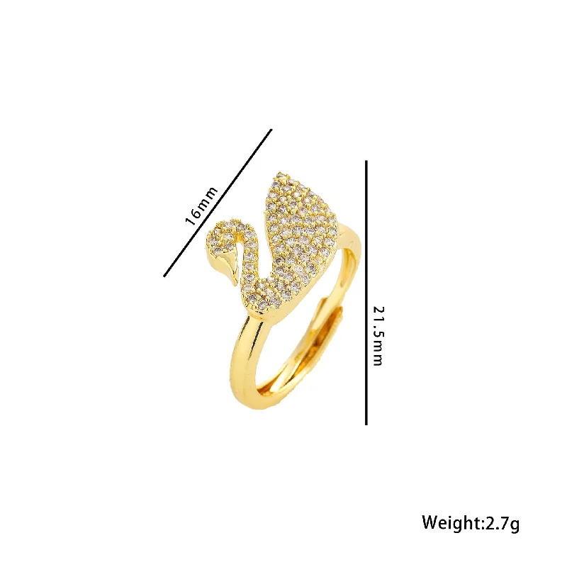 8964 Golden Swan Live Ring