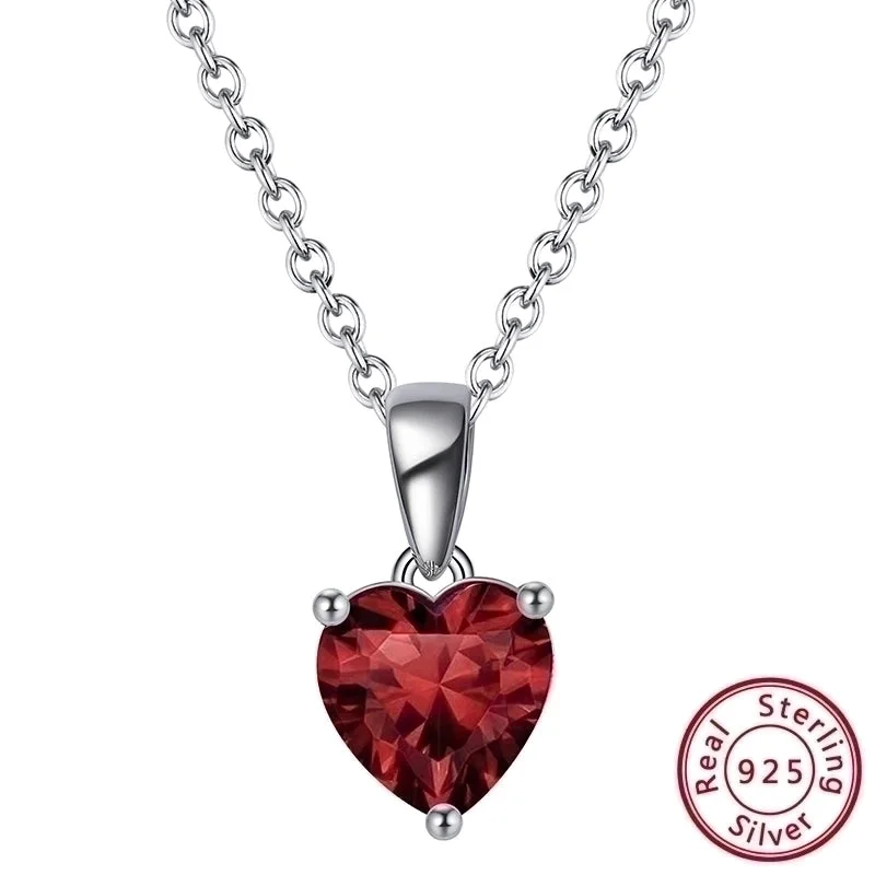 January: Pomegranate Red|925 Silver