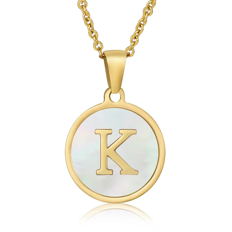 White Shell K (Including Chain)