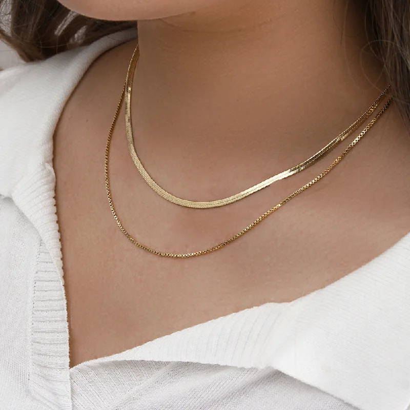 Women’s fashion necklaces-Minimalist Stripe Circle Geometric Stainless Steel 18K Gold Plated Necklaces