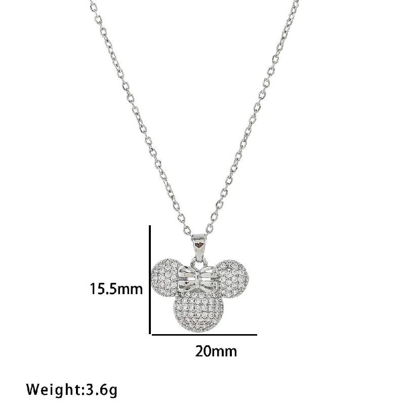 8967 Mickey Necklace Silver