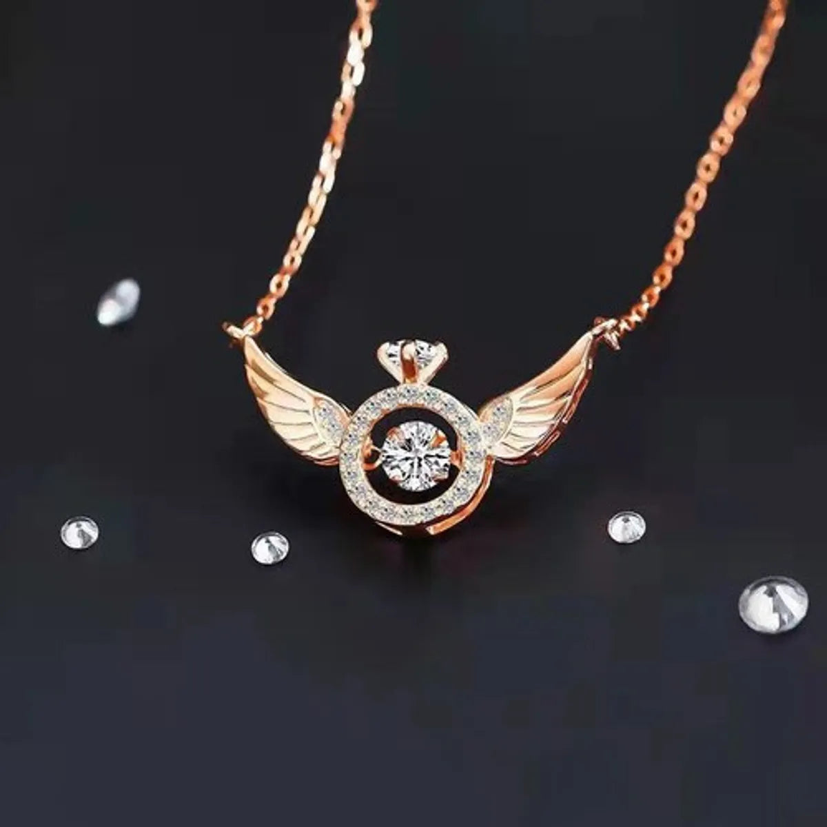 Angel Wings Rose Gold