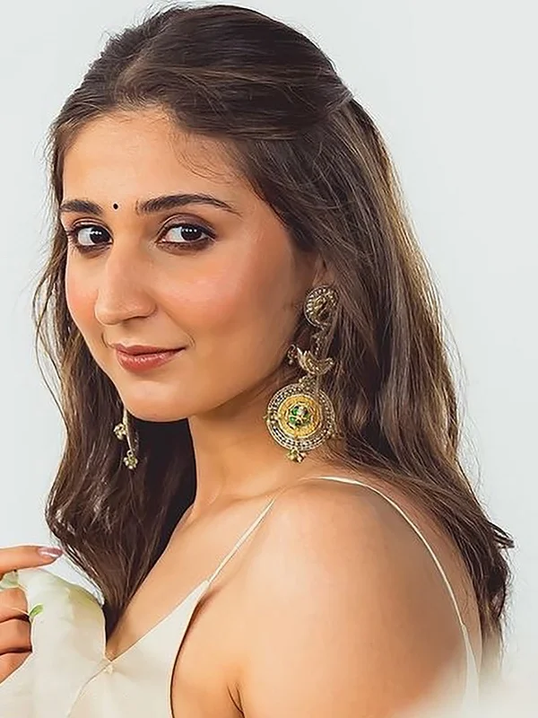 Simple women's earrings -Dhvani Bhanushali in Mortantra Earrings