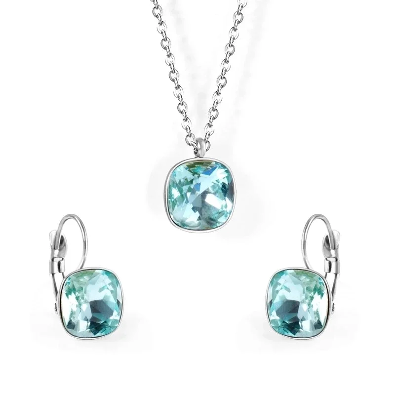 Steel Color-Lake Blue Crystal