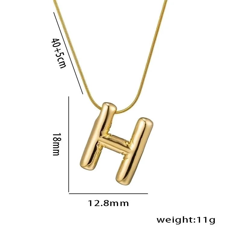 |8881 Letter H Gold