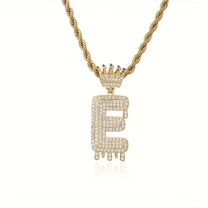 Gold|E Pendant without Chain