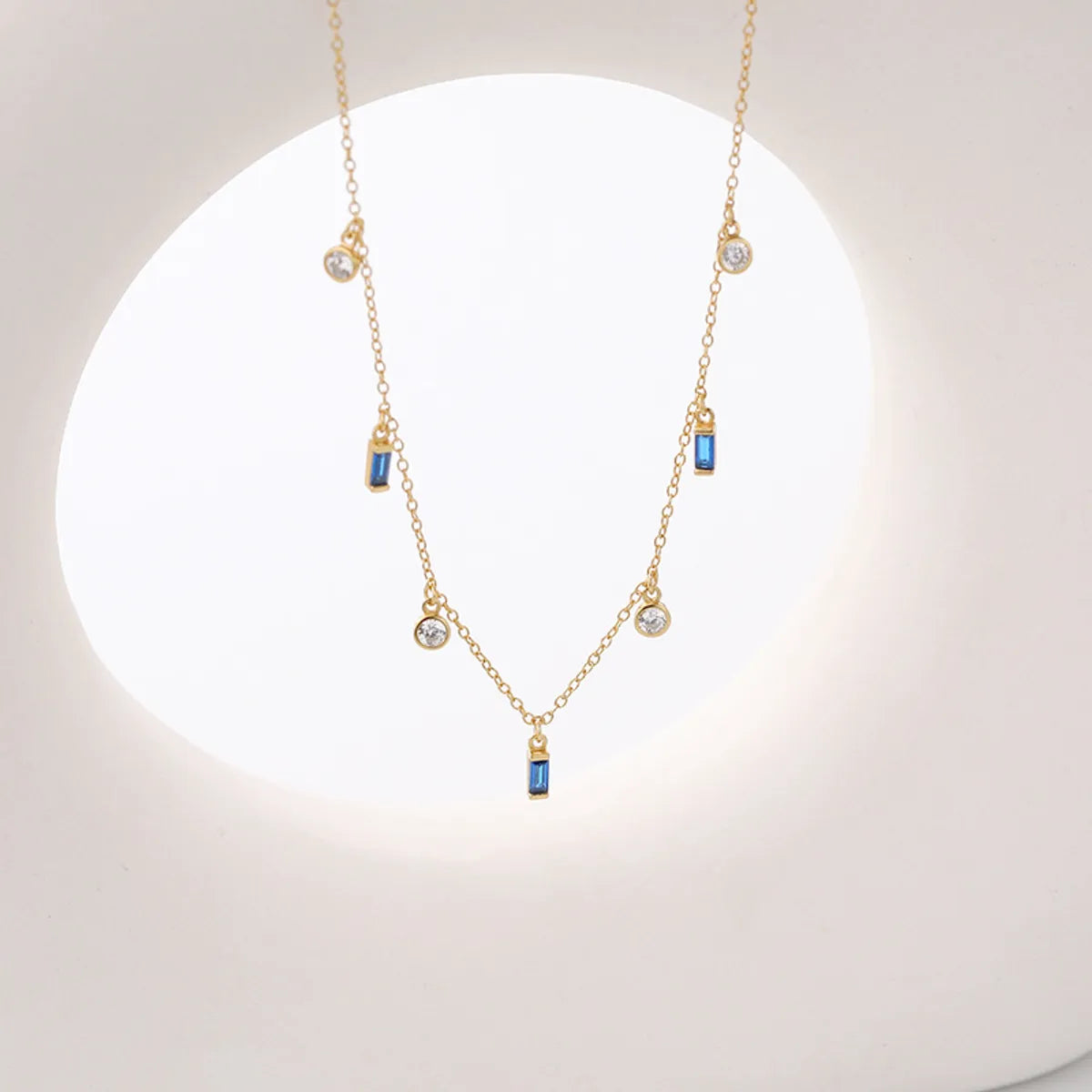 A2582-Yellow Gold Blue Square