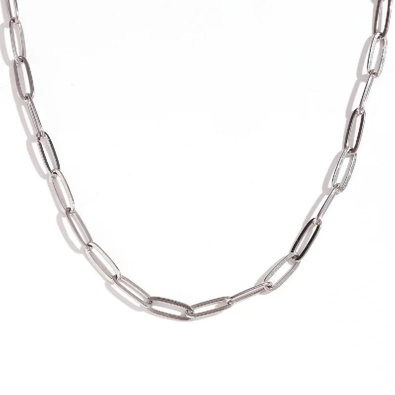 4.4mm paperclip chain - steel waist chain -80cm 10cm