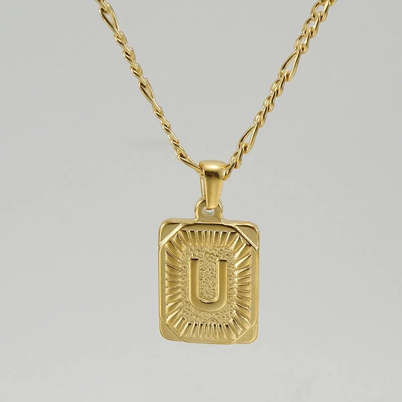 Gold U (Including Chain)