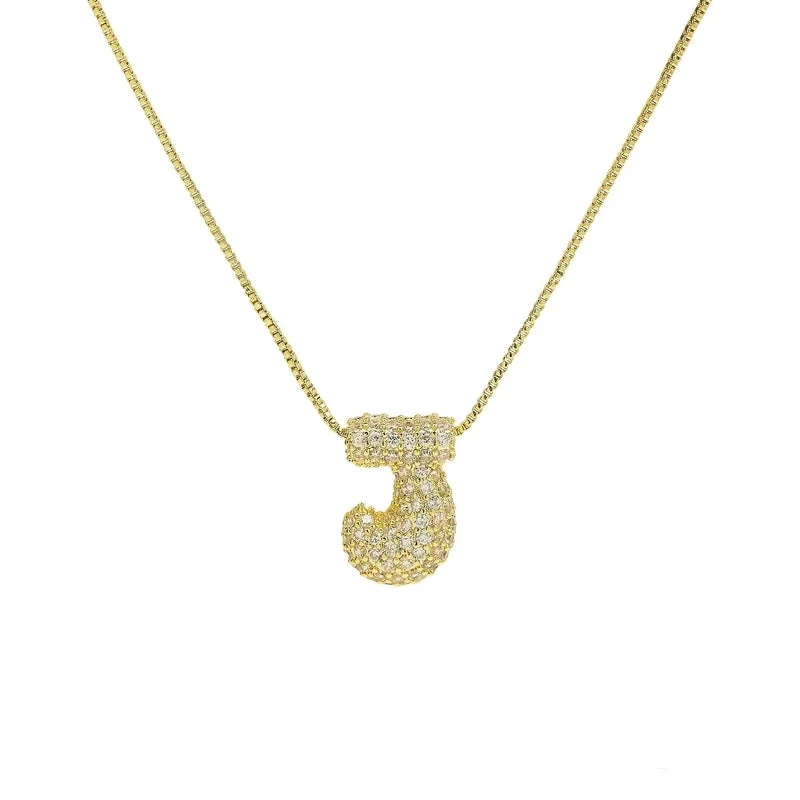 Gold Necklace J