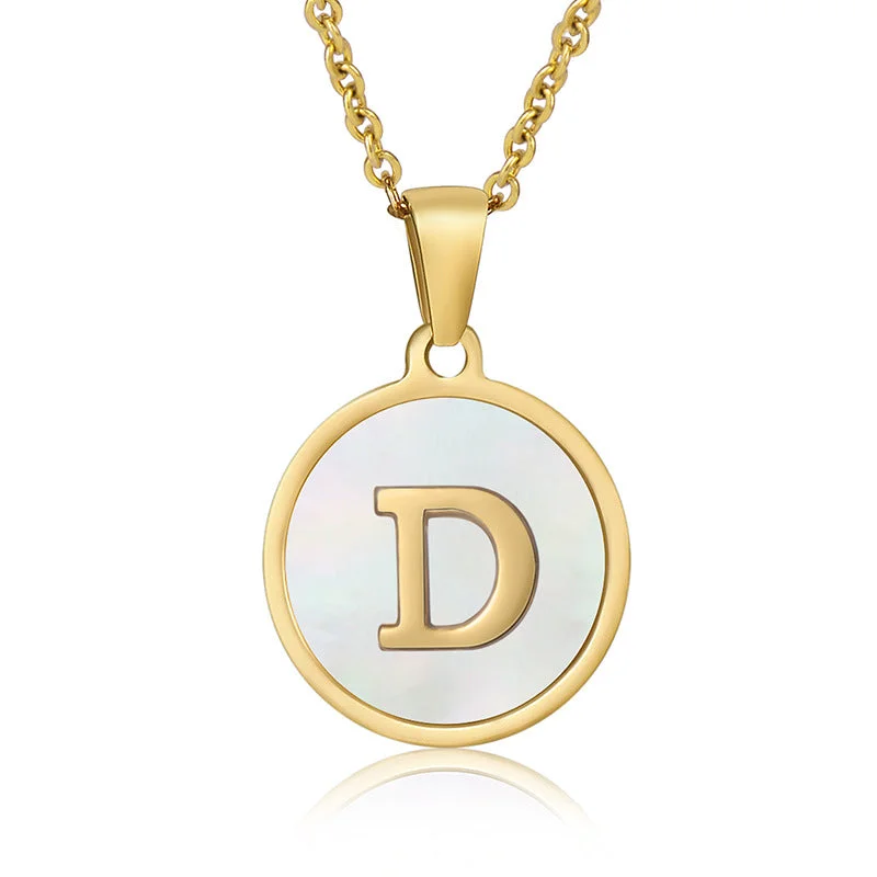 White Shell D (Including Chain)