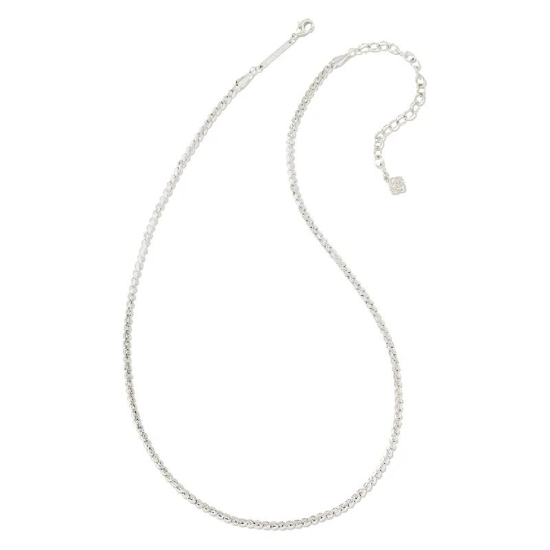 Women’s infinity necklaces-Kendra Scott Silver Murphy Chain Link Necklace