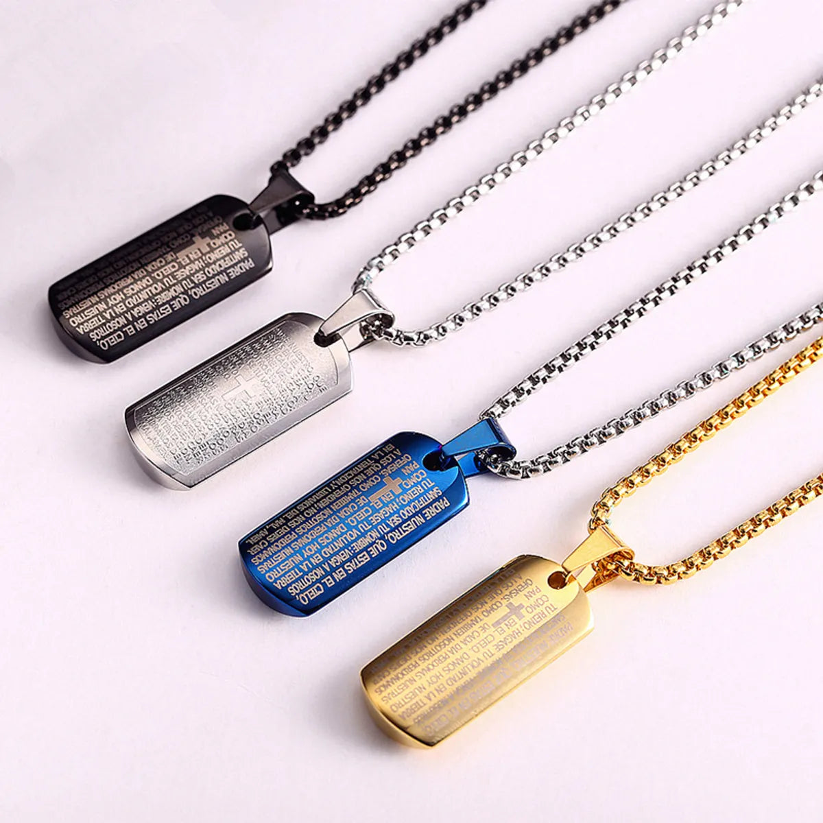 Women’s choker necklaces-Hip-Hop Streetwear Geometric 304 Stainless Steel Plating Metal 18K Gold Plated Men'S