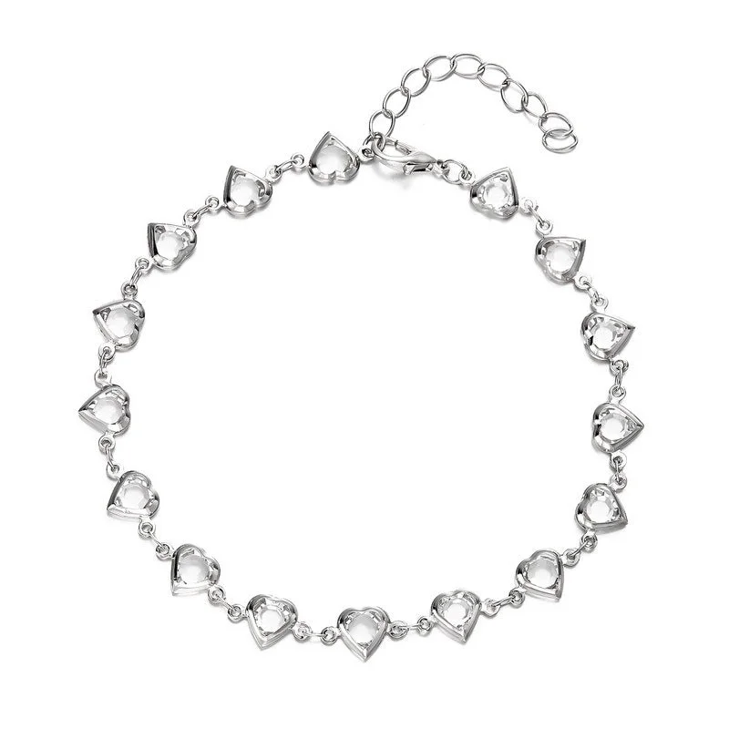 005 White Diamond Love [Anklet]]|1