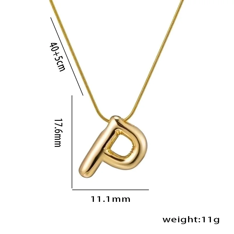 |8881 Letter P Gold