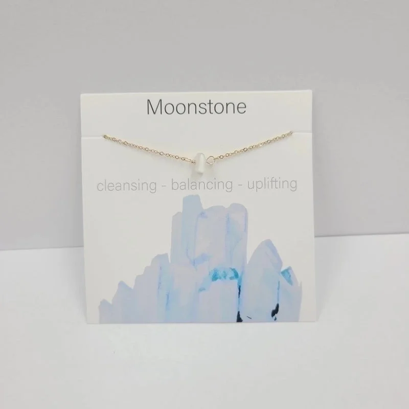 Moonstone|Pure Necklace without Card