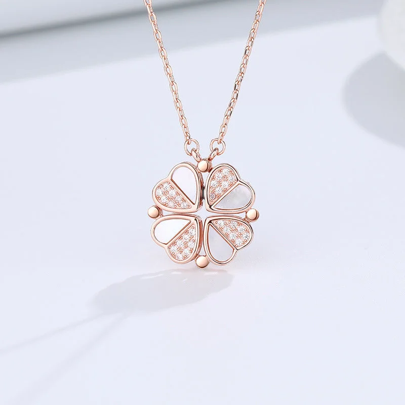 S925 Sterling Silver Real Rose Gold (Send Certificate)