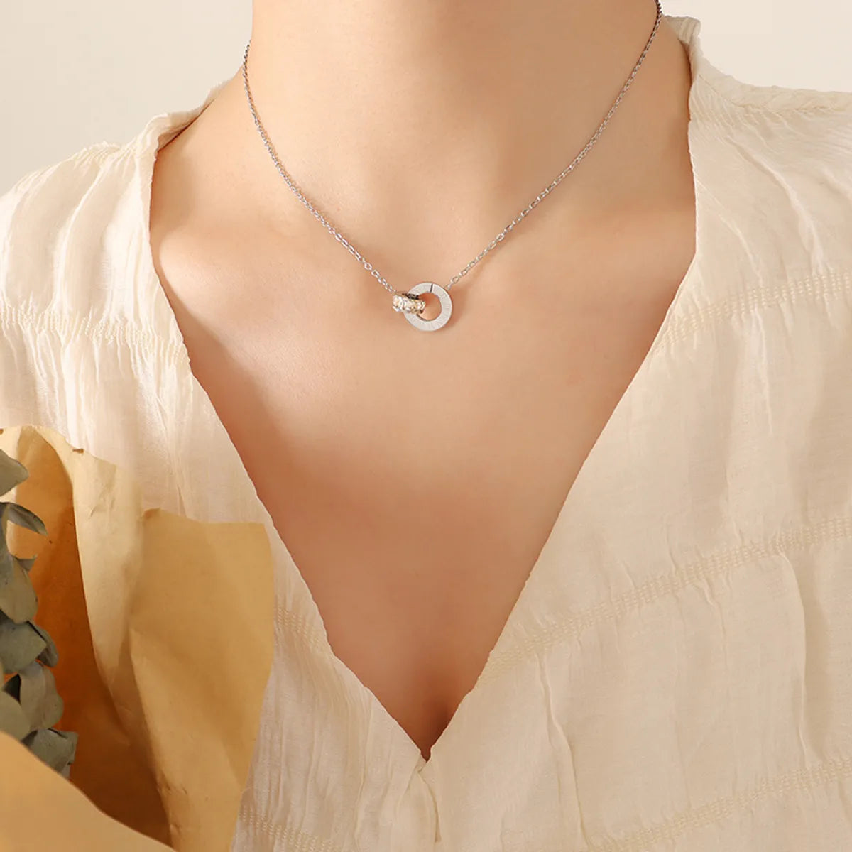 P150-steel Necklace-40 + 5cm