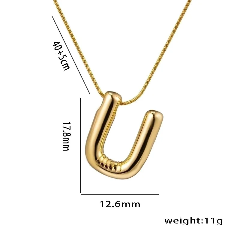 |8881 Letter U Gold