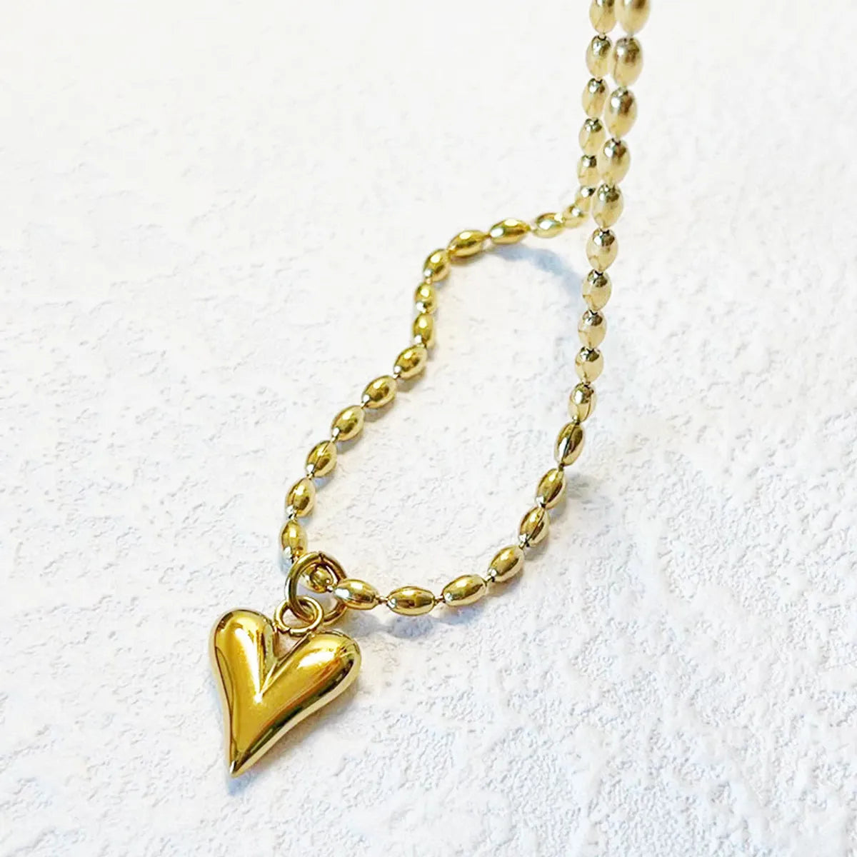 Golden Heart-Shaped Golden Chain