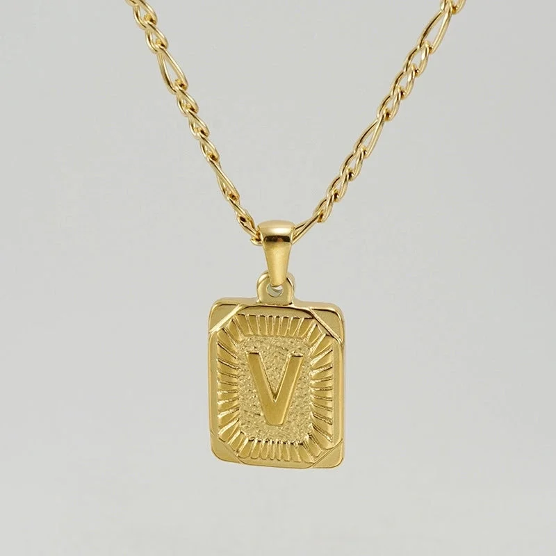 Golden V (Including Chain)