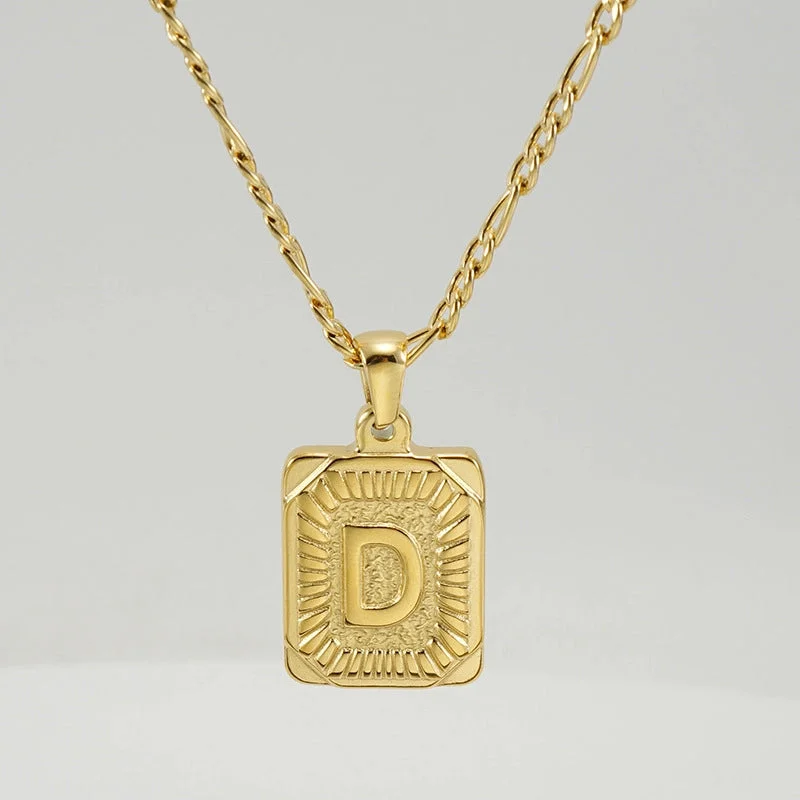 Gold D (Including Chain)