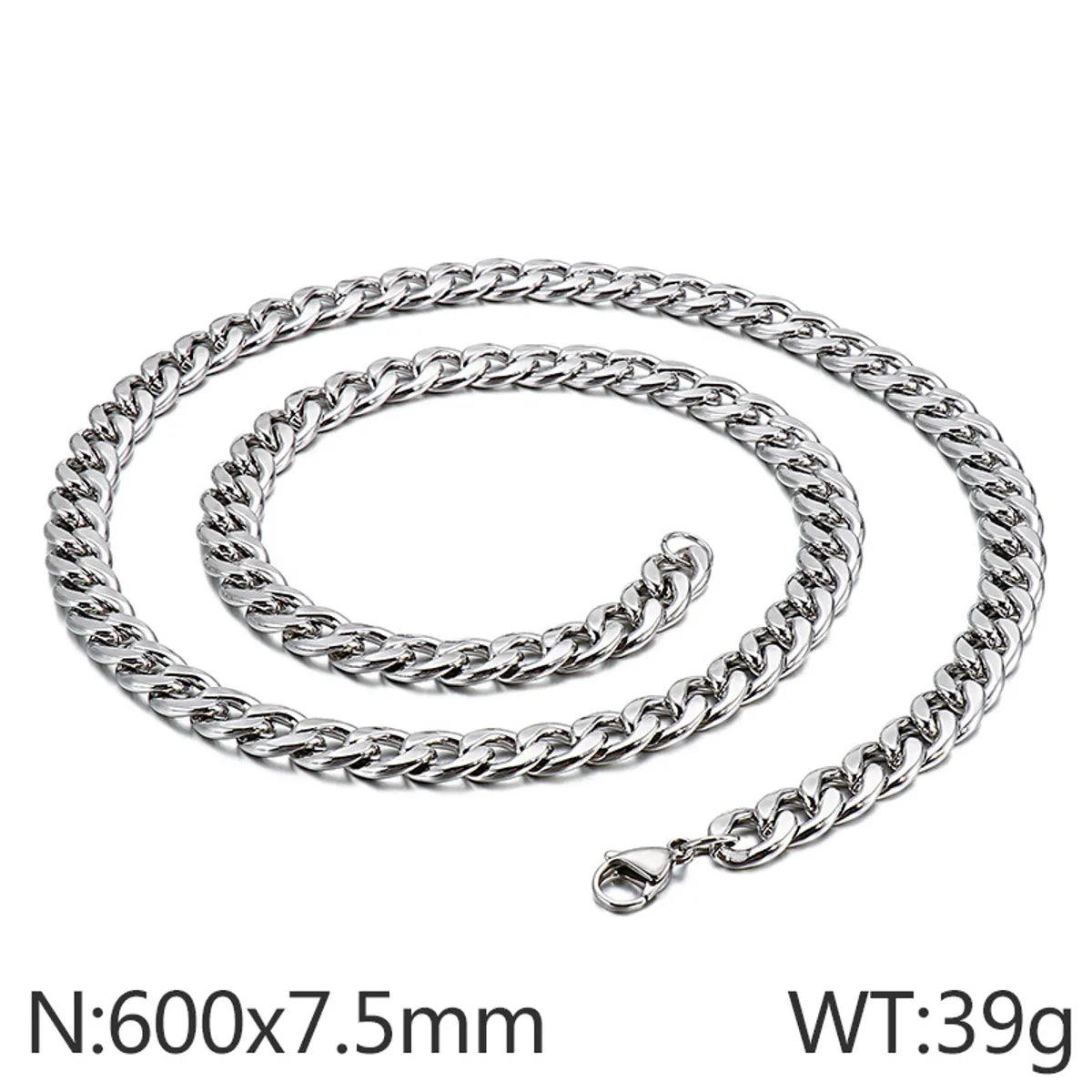 Steel Color 7.5mm60cm