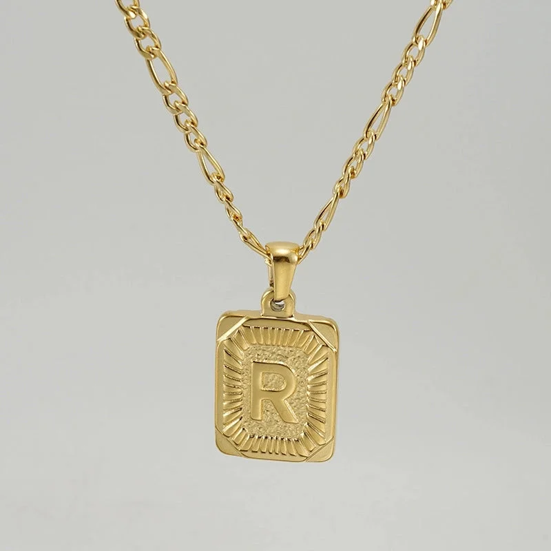 Gold R (Including Chain)