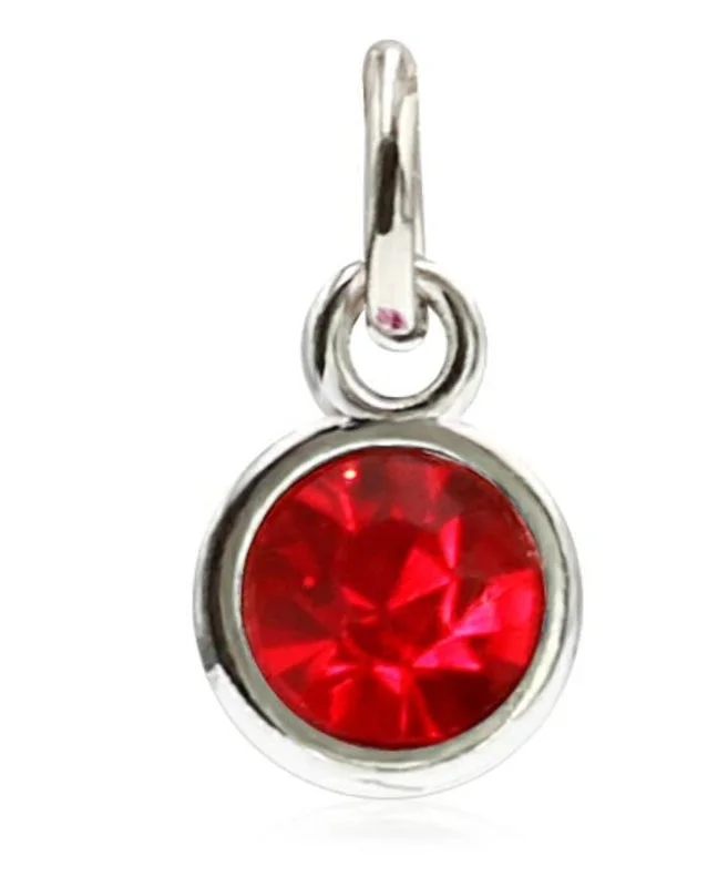 July Ruby (Red) + Open Ring