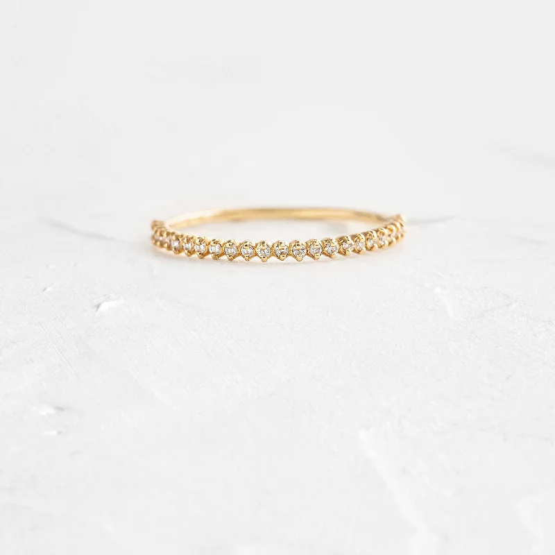 Women’s bold rings-Petite Many Moons Band