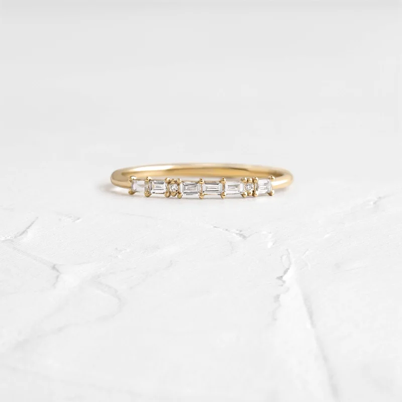 Women’s celestial rings-Morse Code Ring: MAMA