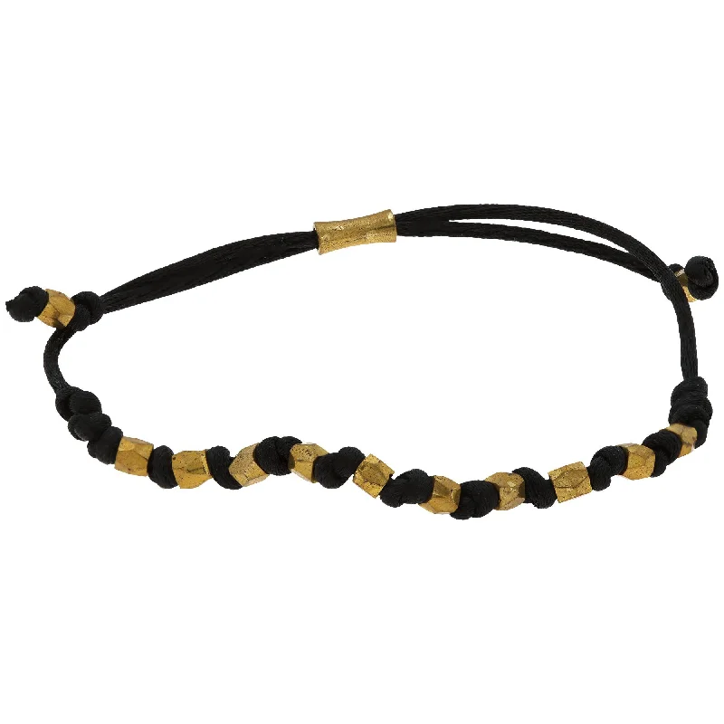 Modern women's bracelets -Black Wakami Simple Stackable Bracelet!