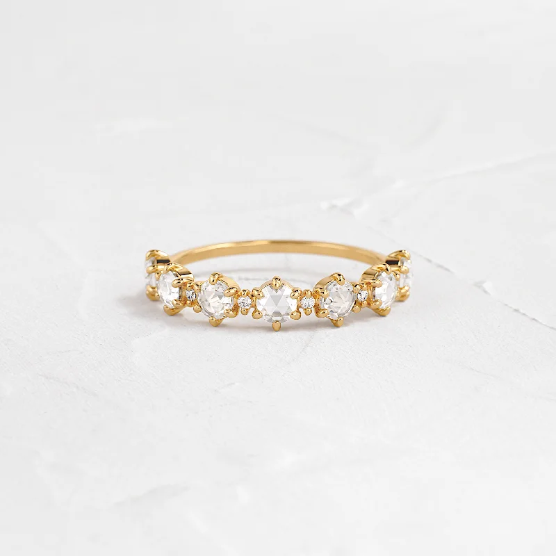 Women’s birthstone rings-Increments Band