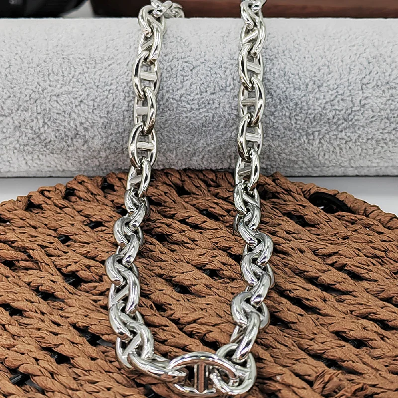 8mm Steel Necklace 40 5cm