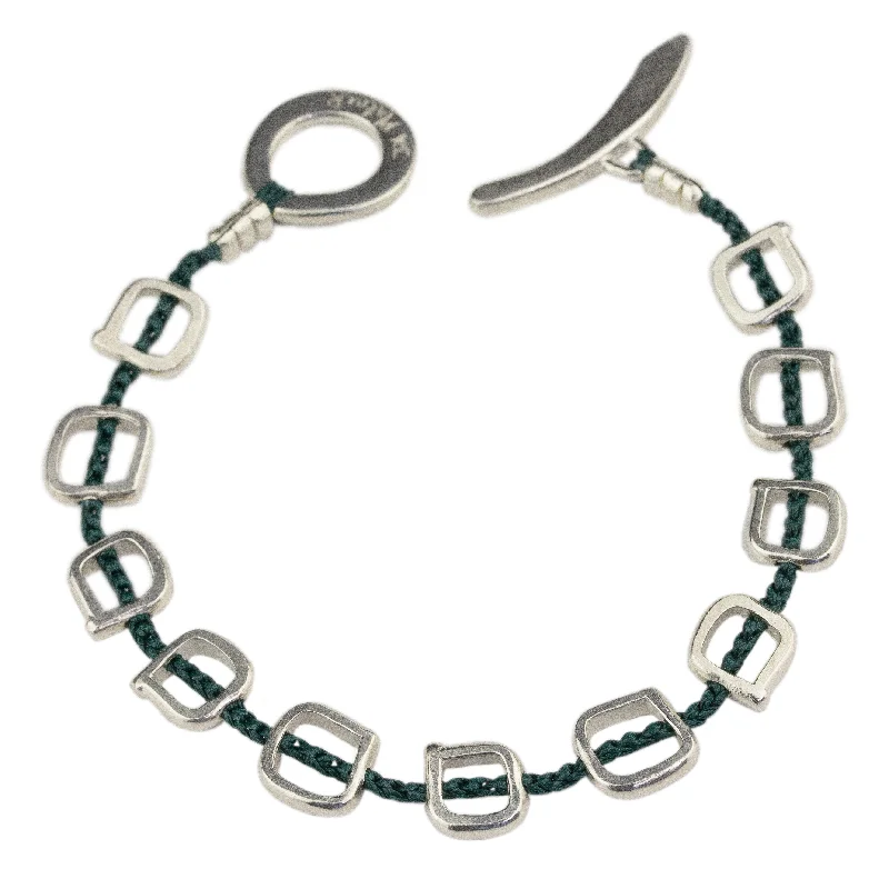 Trendy stackable bracelets for women -Piko Bracelet in Emerald