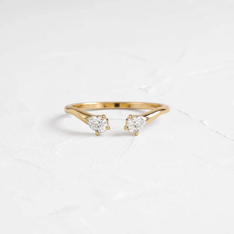 Women’s topaz rings-Dawning Band