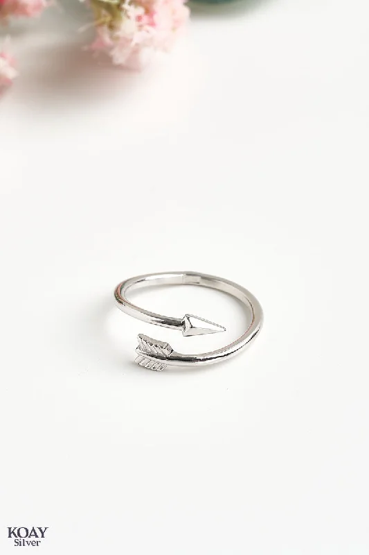 Women’s fashion statement rings-Arrow Ring (02)