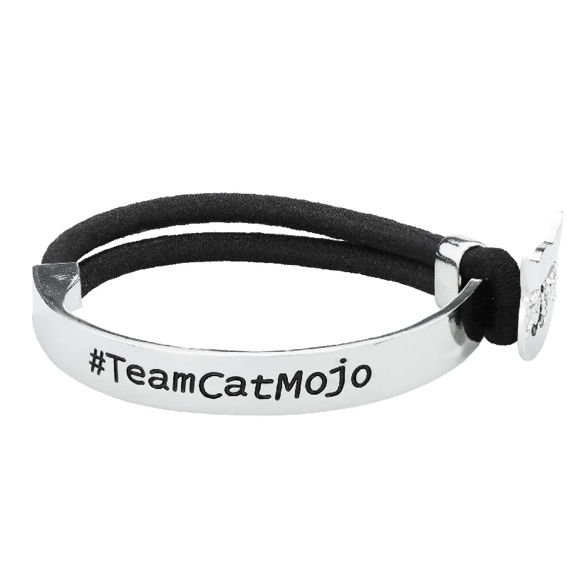 Women's bangles with gold and silver -#TeamCatMojo Jackson Galaxy Bracelet