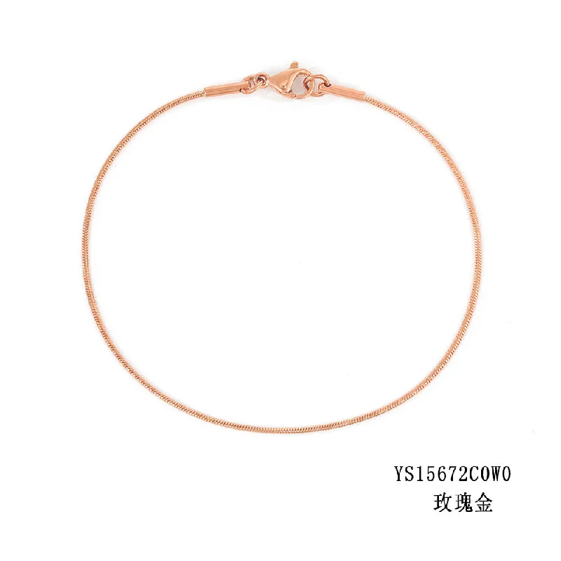 1mm Rose Gold-16.5cm-15672