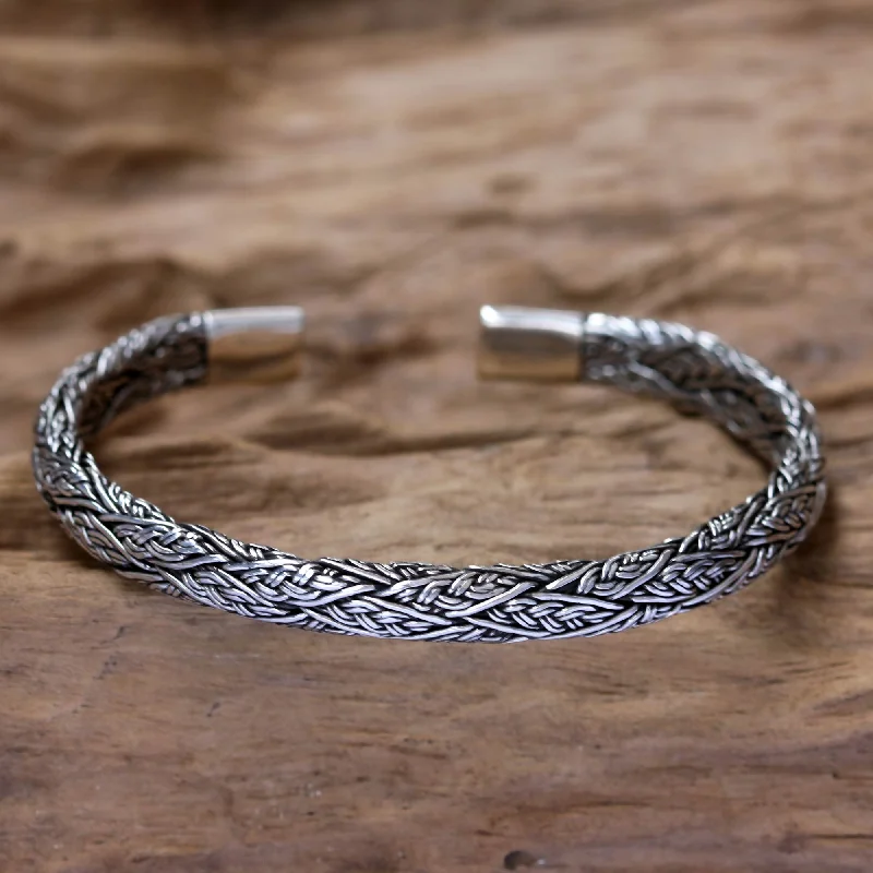 Personalized women's bracelets -Warrior Braided Men's Bracelet