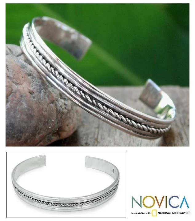 Simple classic women's bangles -Harmony Sterling Silver Bracelet