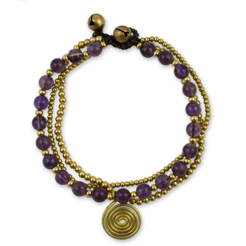 Pairing suggestions for women's bracelets -Amethyst Daydreams Beaded Bracelet