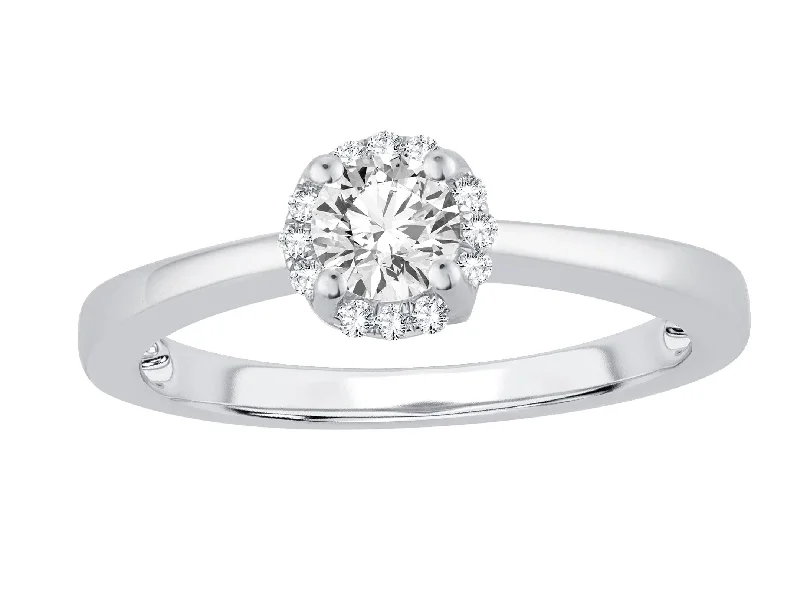 High-end engagement rings for women -14K 0.46ct Engagement Ring