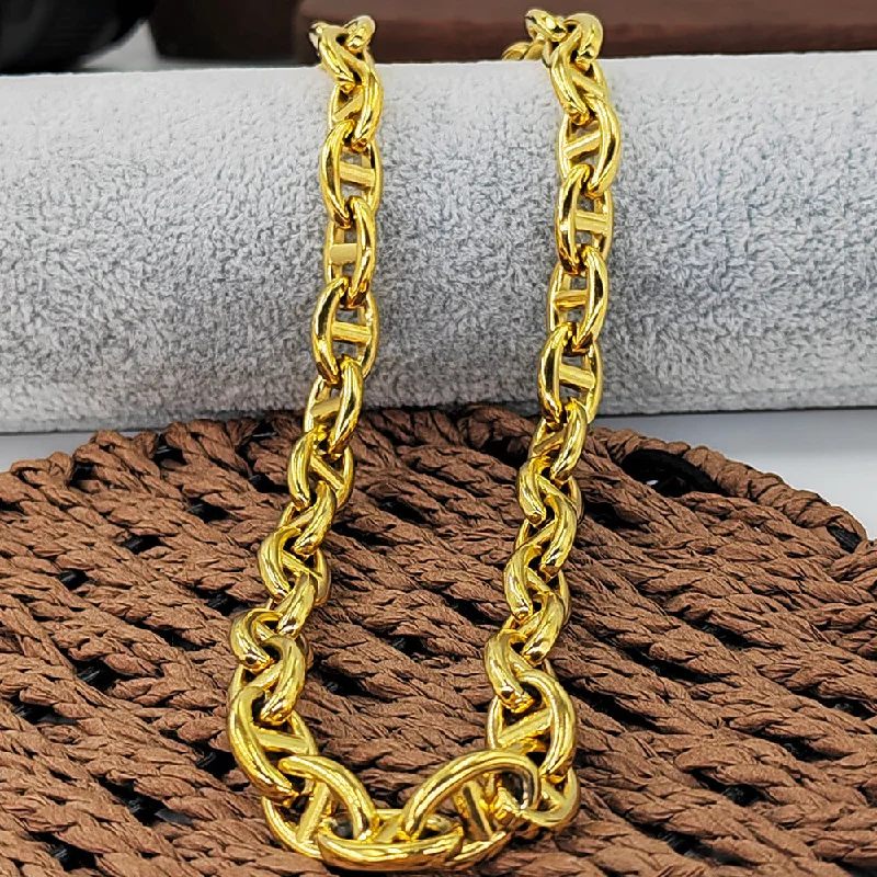 10mm Gold Necklace 45 5cm