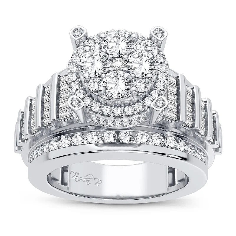 Designer engagement rings for women -14K 2.00CT Diamond Ring