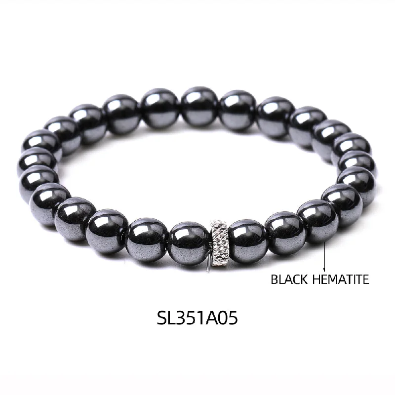 Sl351a05 Black Iron Ore Bracelet