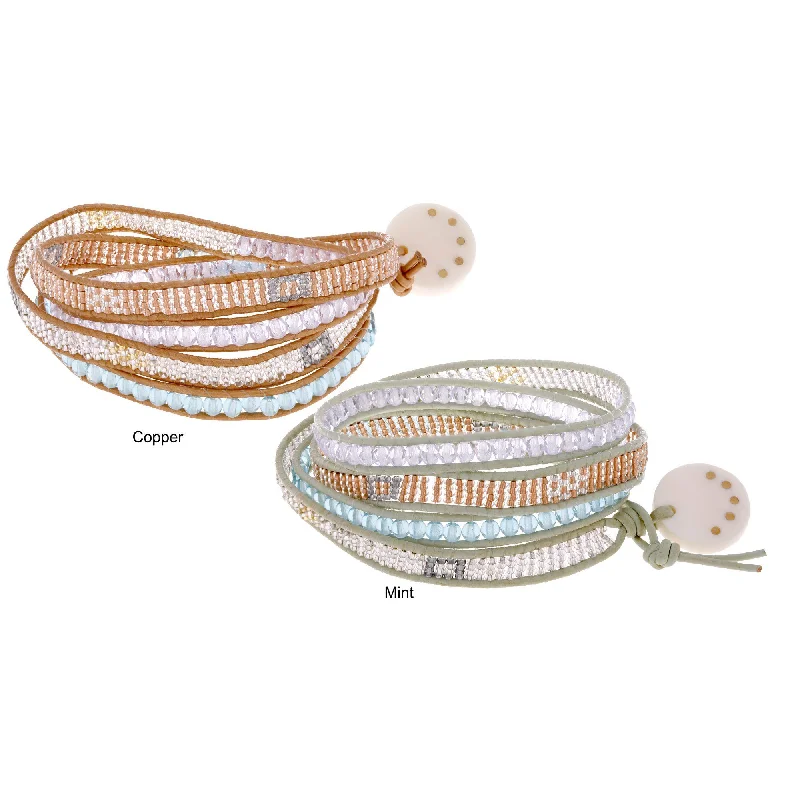 Classic women's bangles -Sasa Moraa 4x Wrap Bracelet