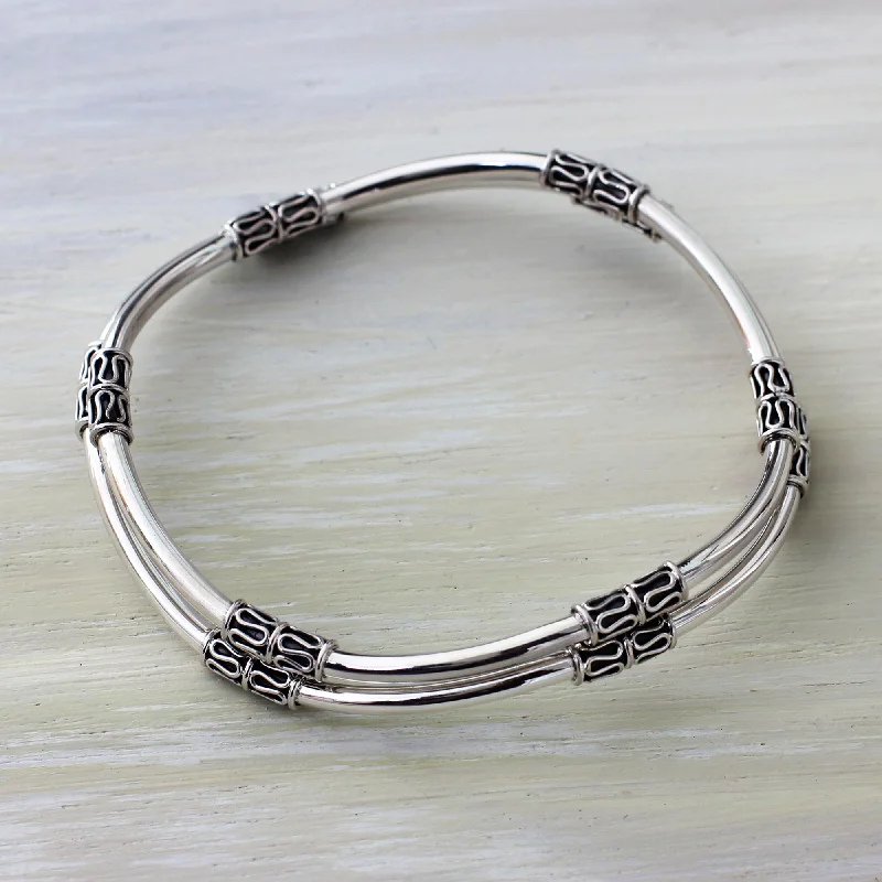 Women's bracelet gifts -Elements of Life Sterling Silver Bracelet