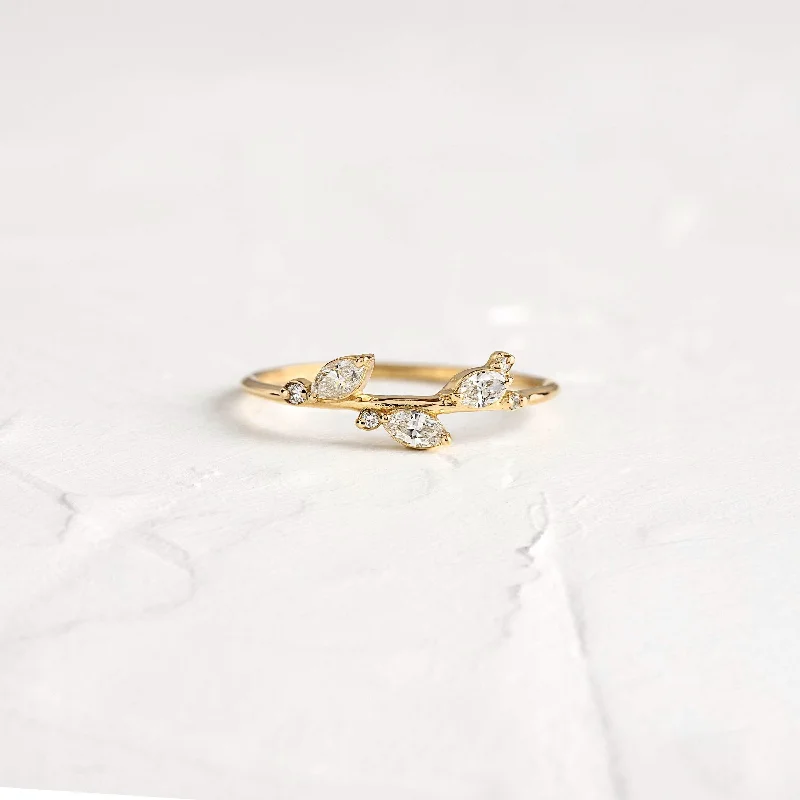 Women’s diamond ring sets-By the Bushel Ring - In Stock